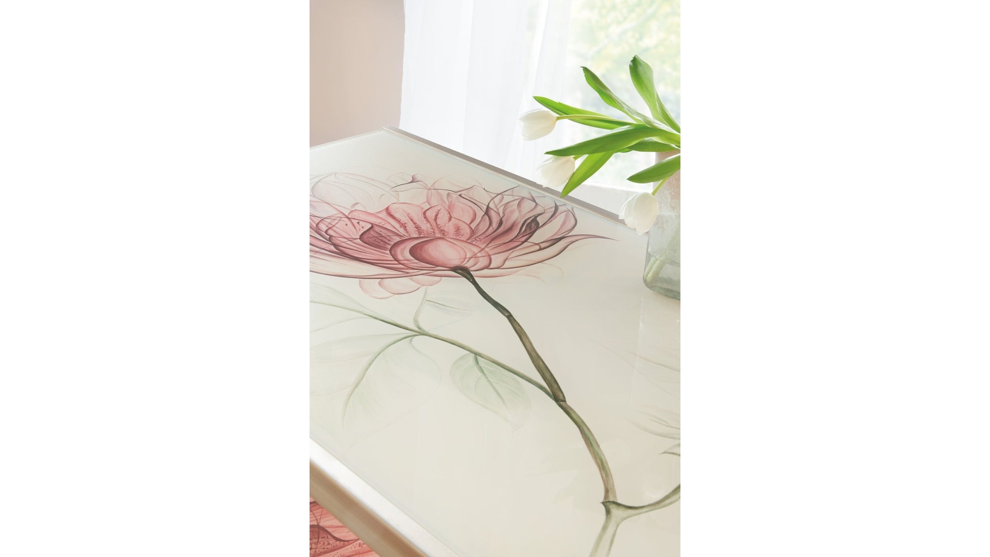 Susan G. Komen - Blossoming Hope Cocktail Table - Gold