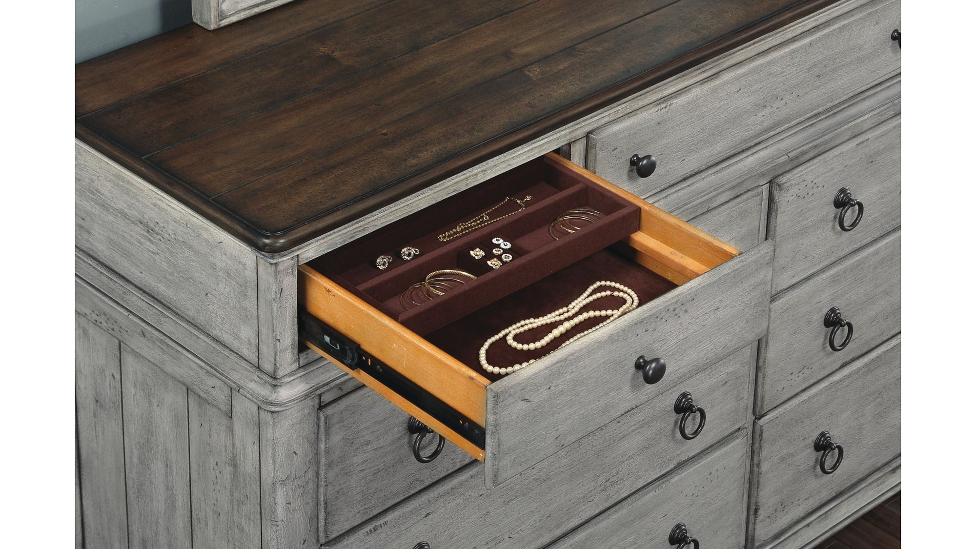Plymouth - Dresser - Gray