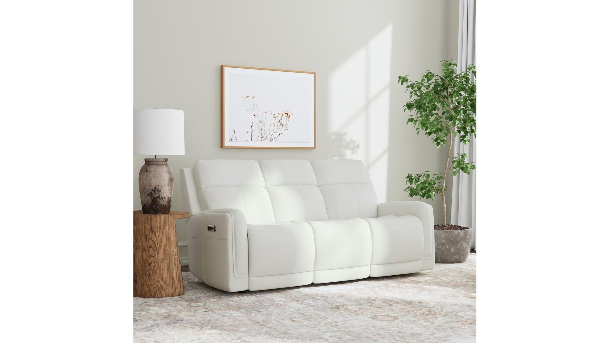 Alister - Power Gliding Sofa With Power Headrests &amp; Lumbar