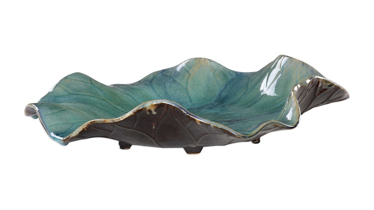 Abella - Ceramic Flowers Set of 3 - Blue