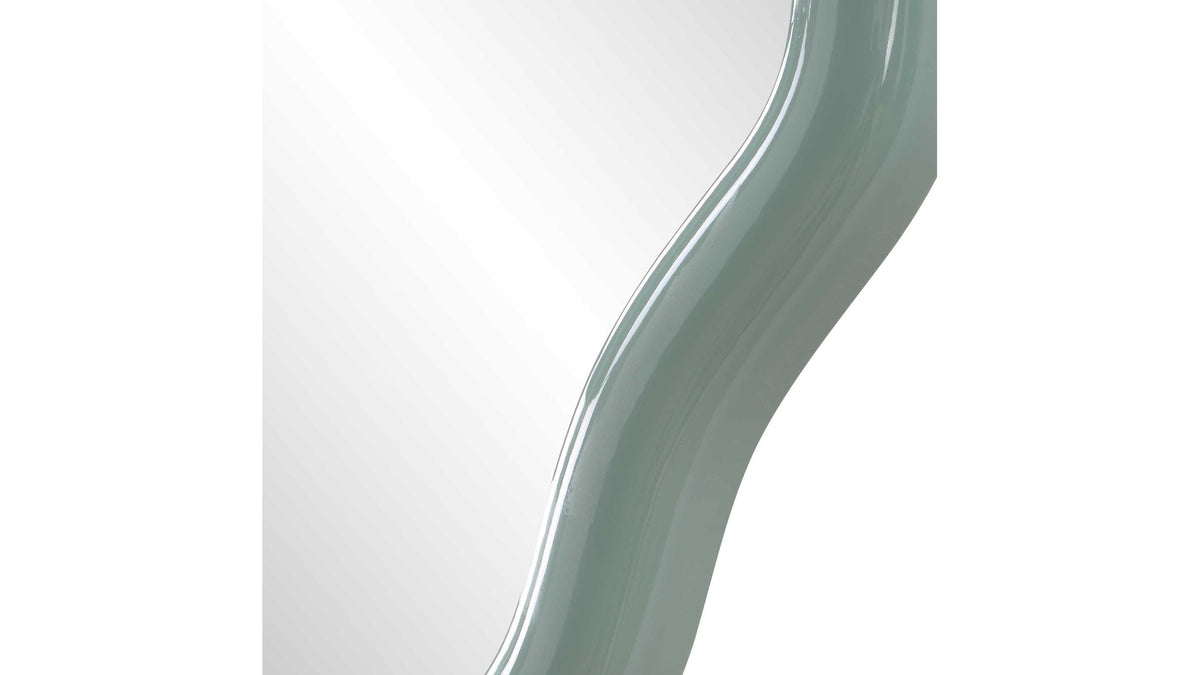 Isly - Robin's Egg Oval Mirror - Blue