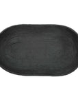 Ember - Weave Indoor-Outdoor Oblong Bowl - Black