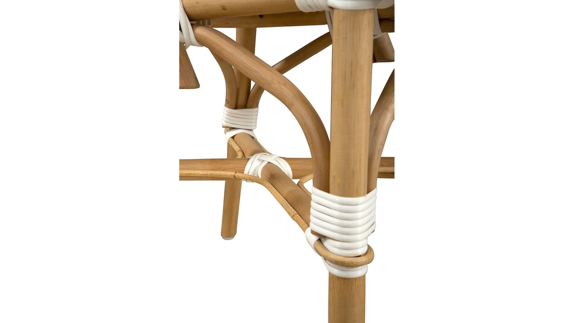 Jade - Side Chair Set of 2 - White / Light Brown