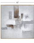 Framed Canvas Urban Stillness - Natural