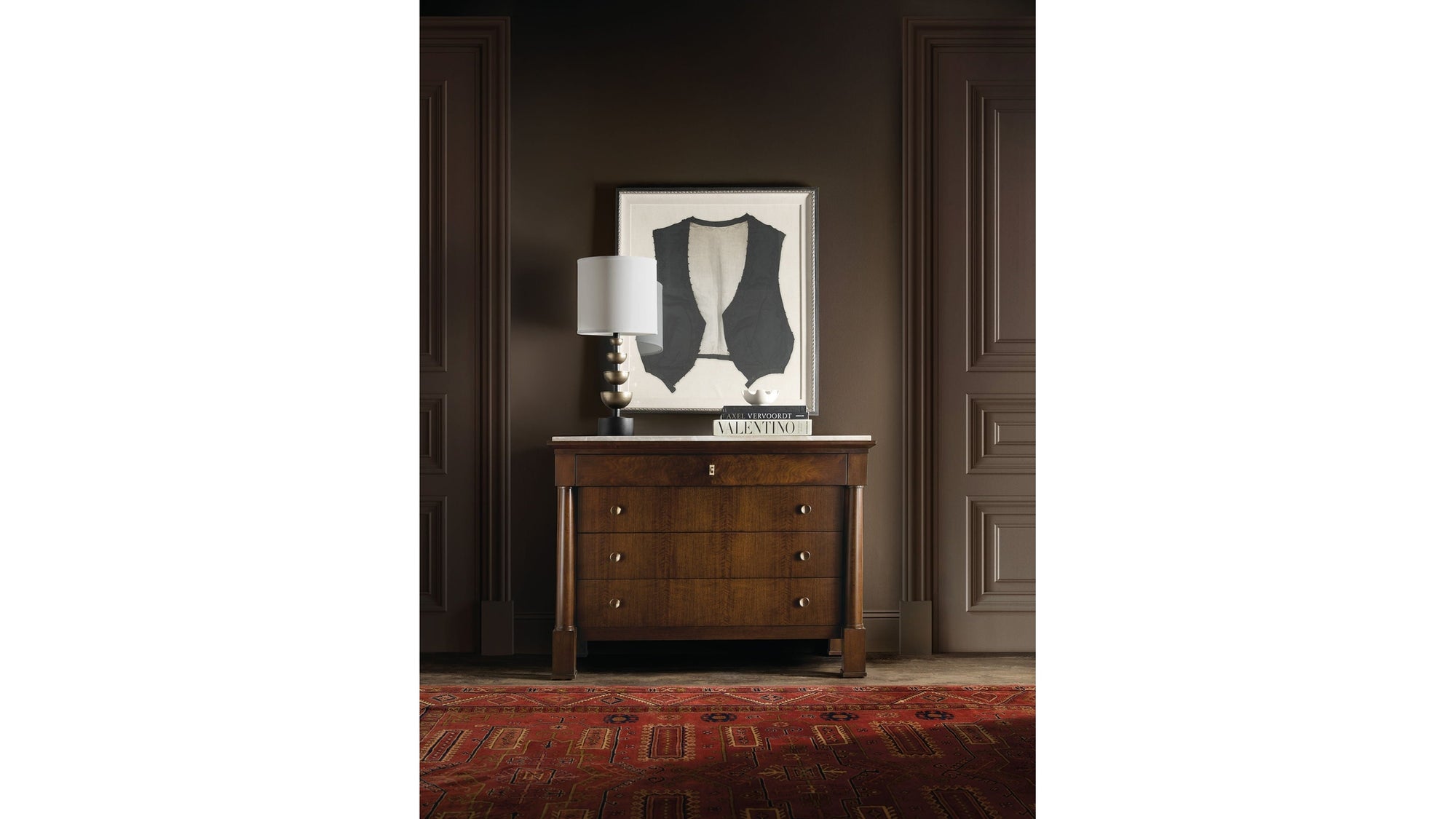 Archives - Four-Drawer Chest - Dark Brown