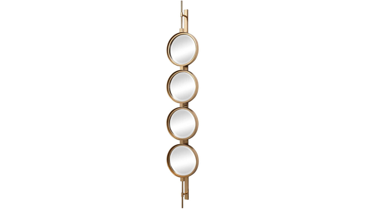Button - Mirror - Gold