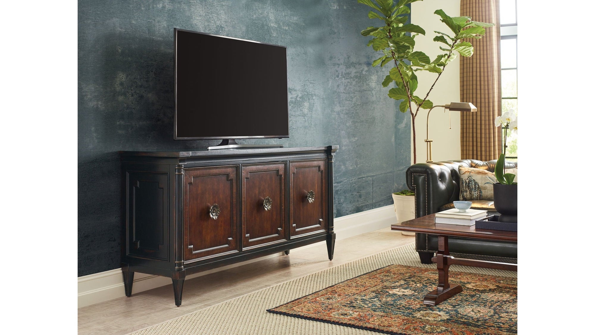 Charleston - Entertainment Console - Dark Brown