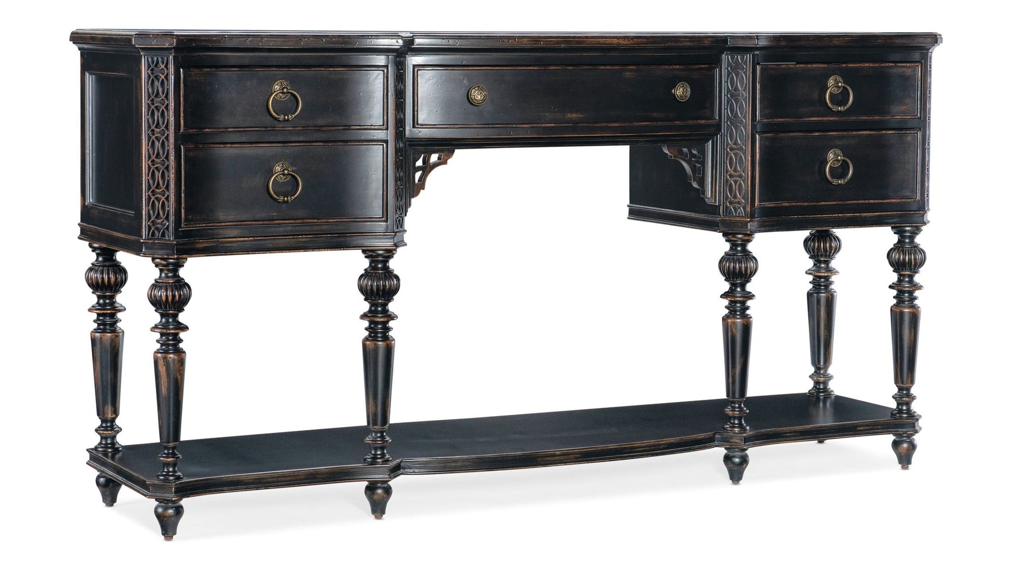 Charleston - Five-Drawer Server - Black