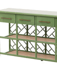 Trellis - Bamboo Sideboard - Green