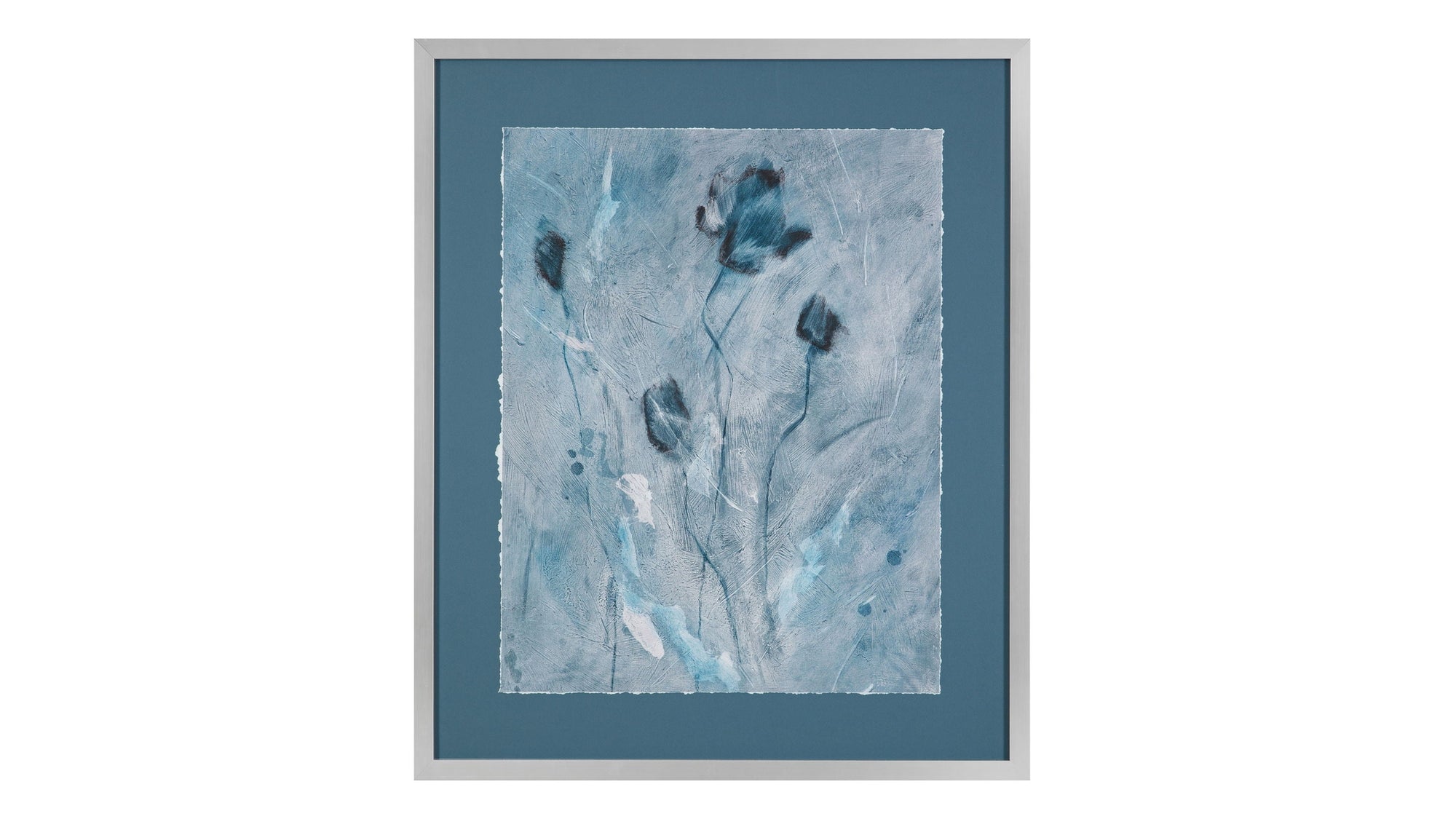 Garden Galaxy Framed Print - Blue