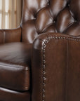 CC - Senda Swivel Chair - Dark Brown