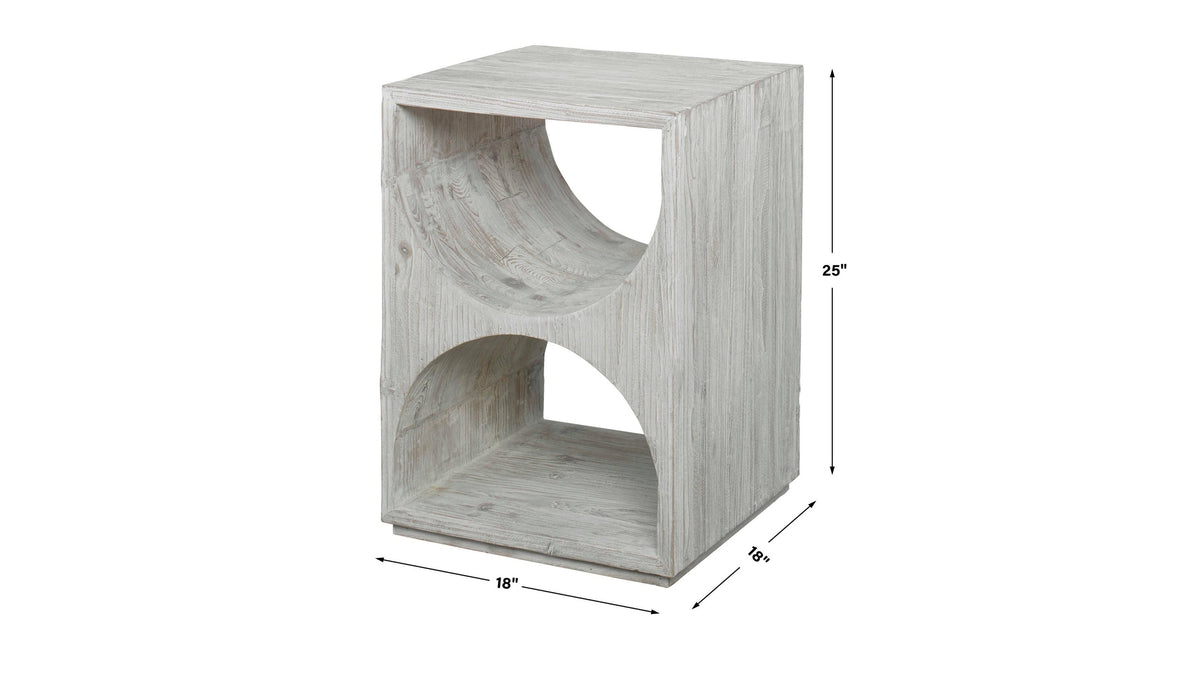 Hans - Side Table - White