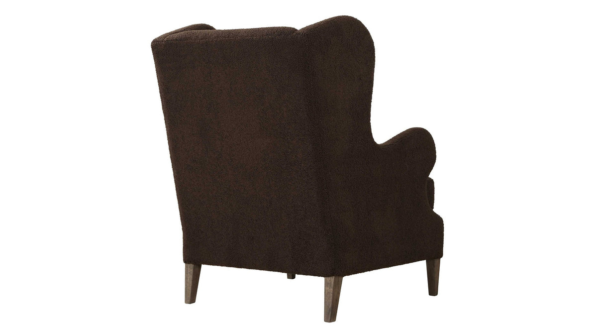Serpentine - Brown Fabric Accent Chair