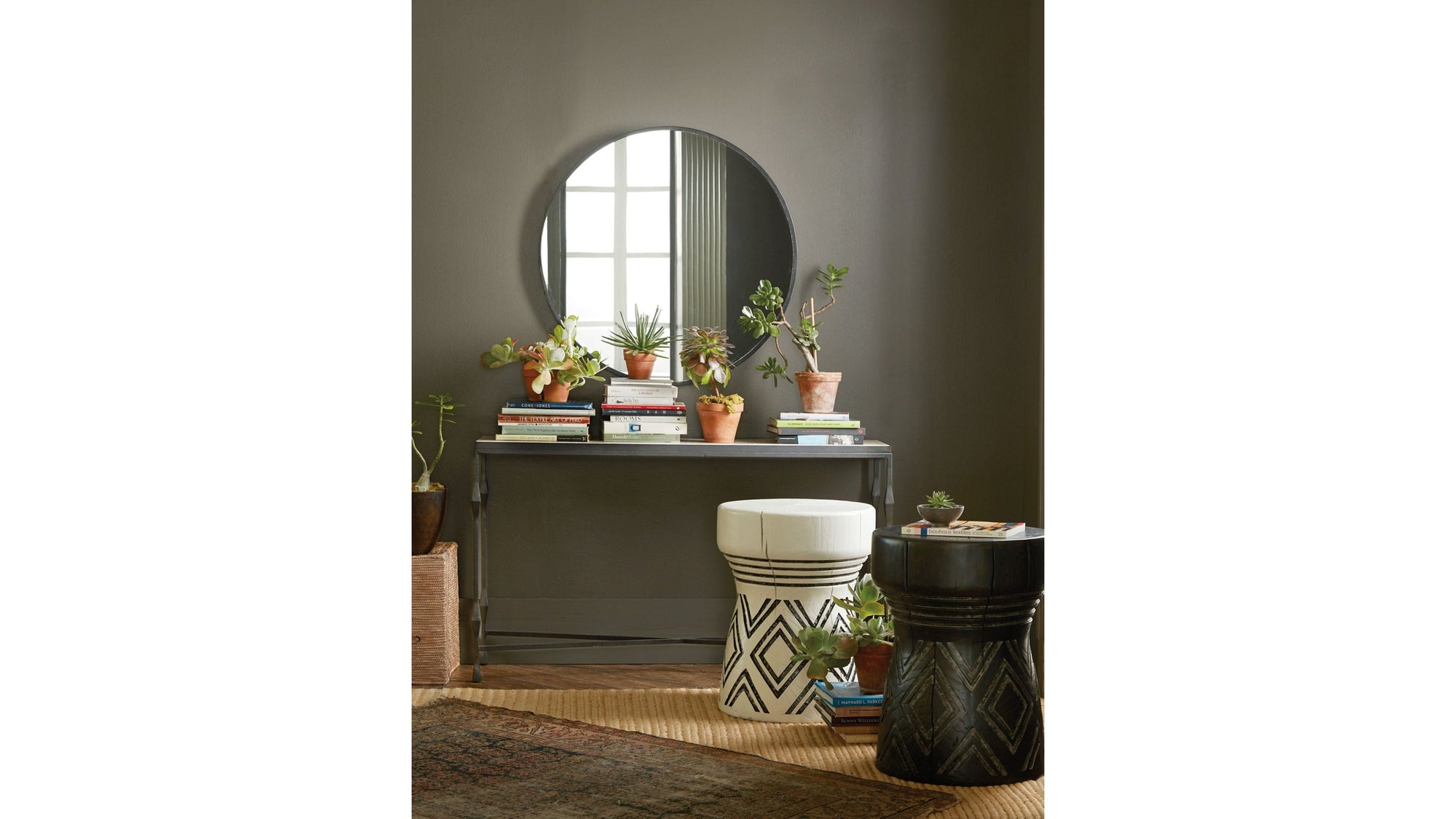 Commerce And Market - Paragon Metal &amp; Wood Console Table - Black