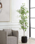 Boreal - Potted Birch Tree - Gray / Green