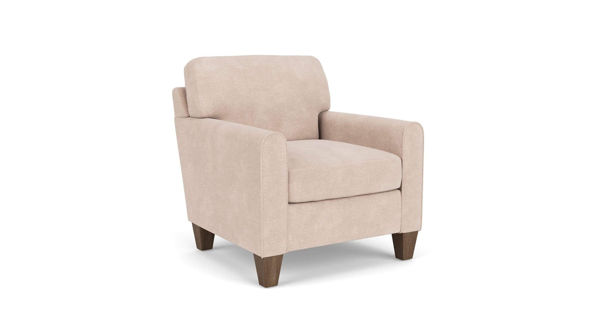 Moxy - Fabric Chair, Rounded Mailbox Arms