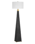Lathey - Tapered Floor Lamp - Black