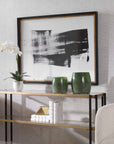 Mystere - Framed Contemporary Print - Black