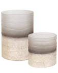Ombra - Modern Vases (Set of 2) - Beige
