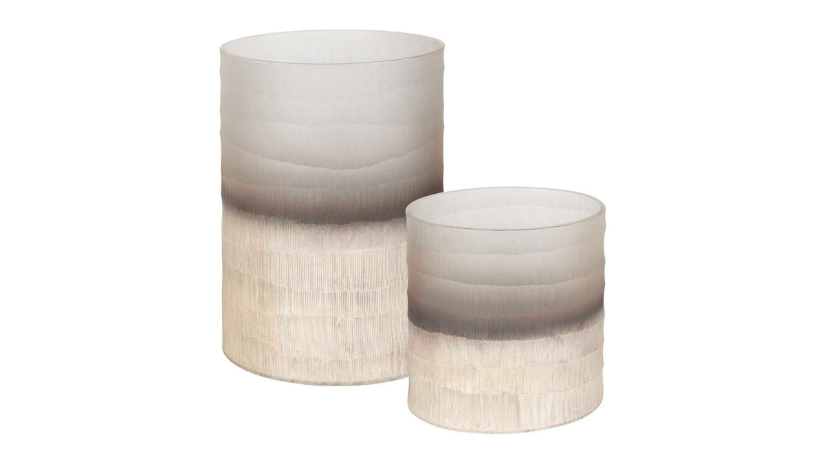 Ombra - Modern Vases Set of 2 - Beige