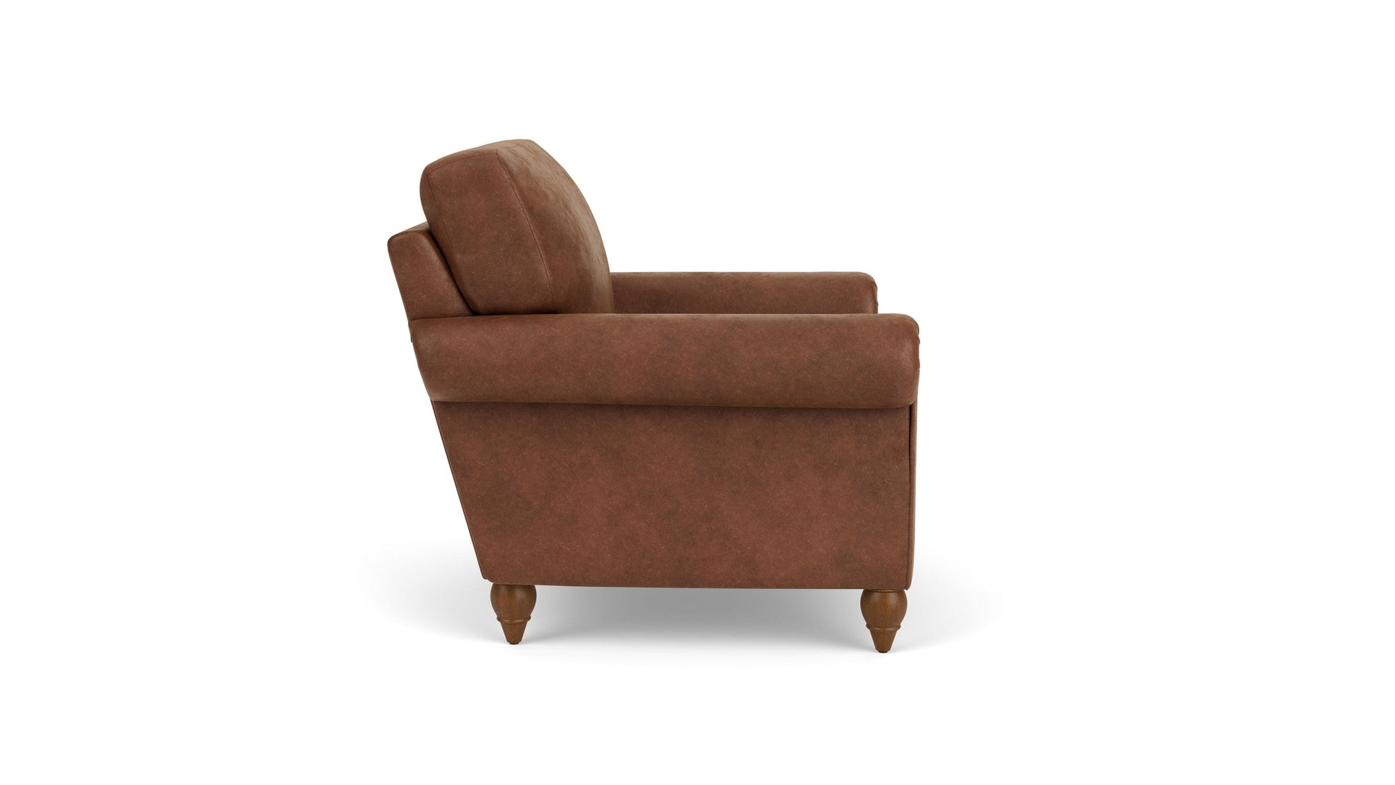 Moxy - Fabric Chair With Rolled Arms