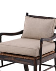 Paxton - Occasional Chair - Dark Brown / Beige