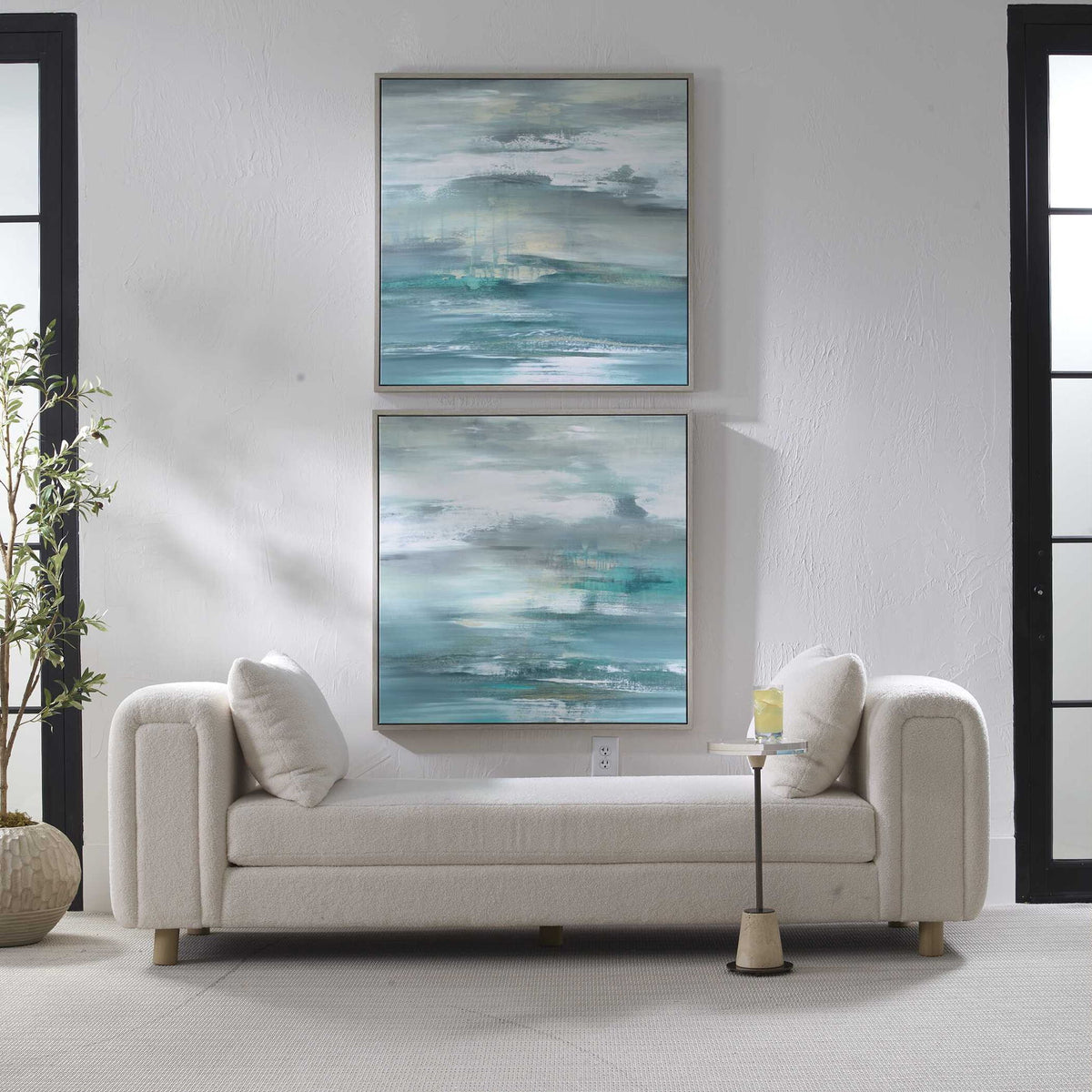 Tranquil State Of Mind - Framed Canvases (Set of 2)
