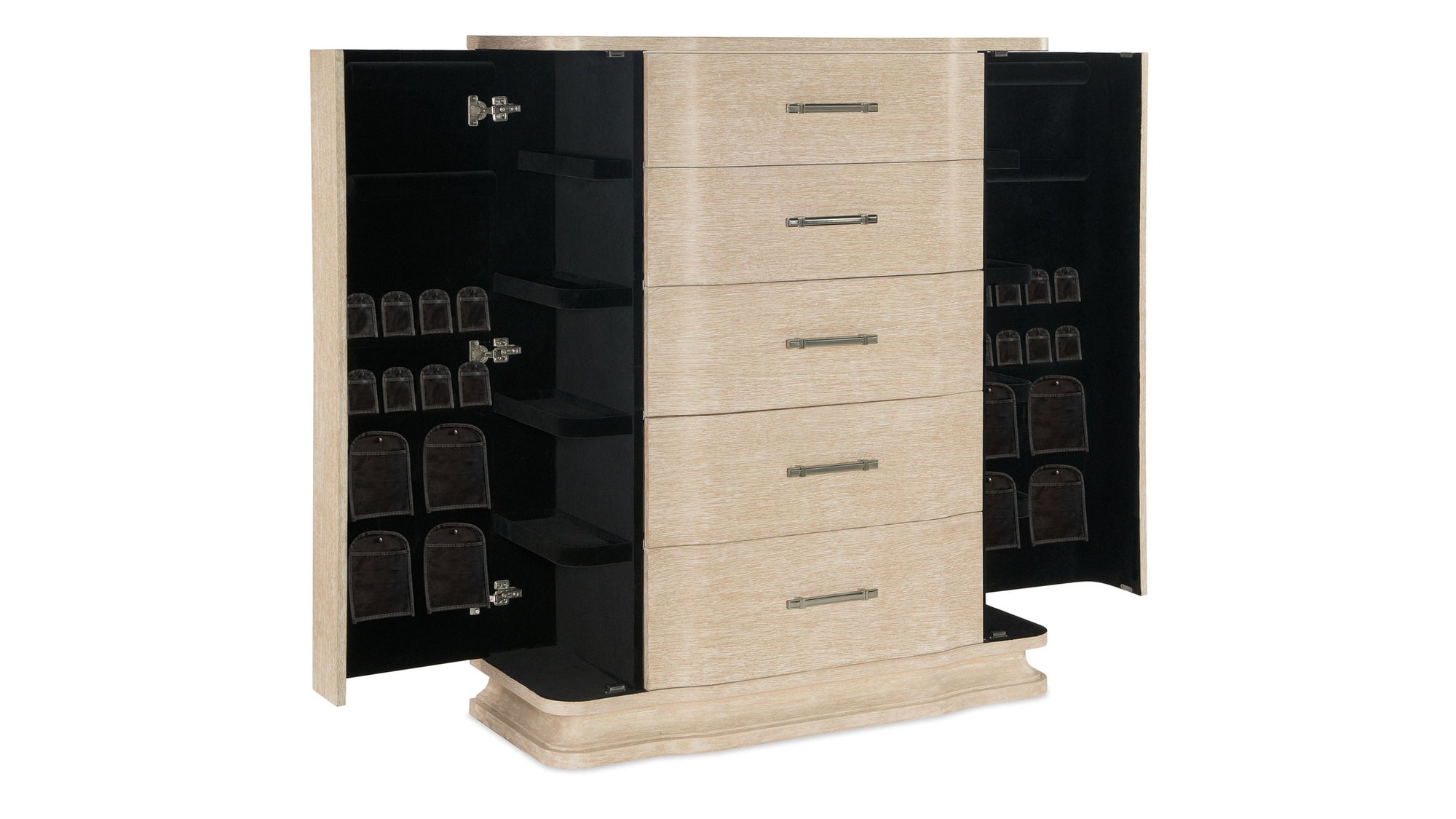 Nouveau Chic - Five Drawer Chest - Light Brown