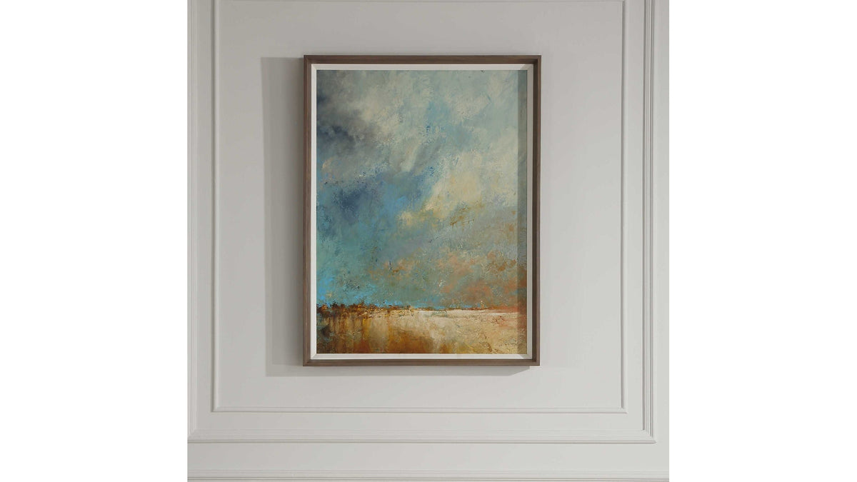Vista Grande - Framed Desertscape Print - Dark Brown