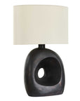 Peephole - Outdoor Bronze Table Lamp - Black