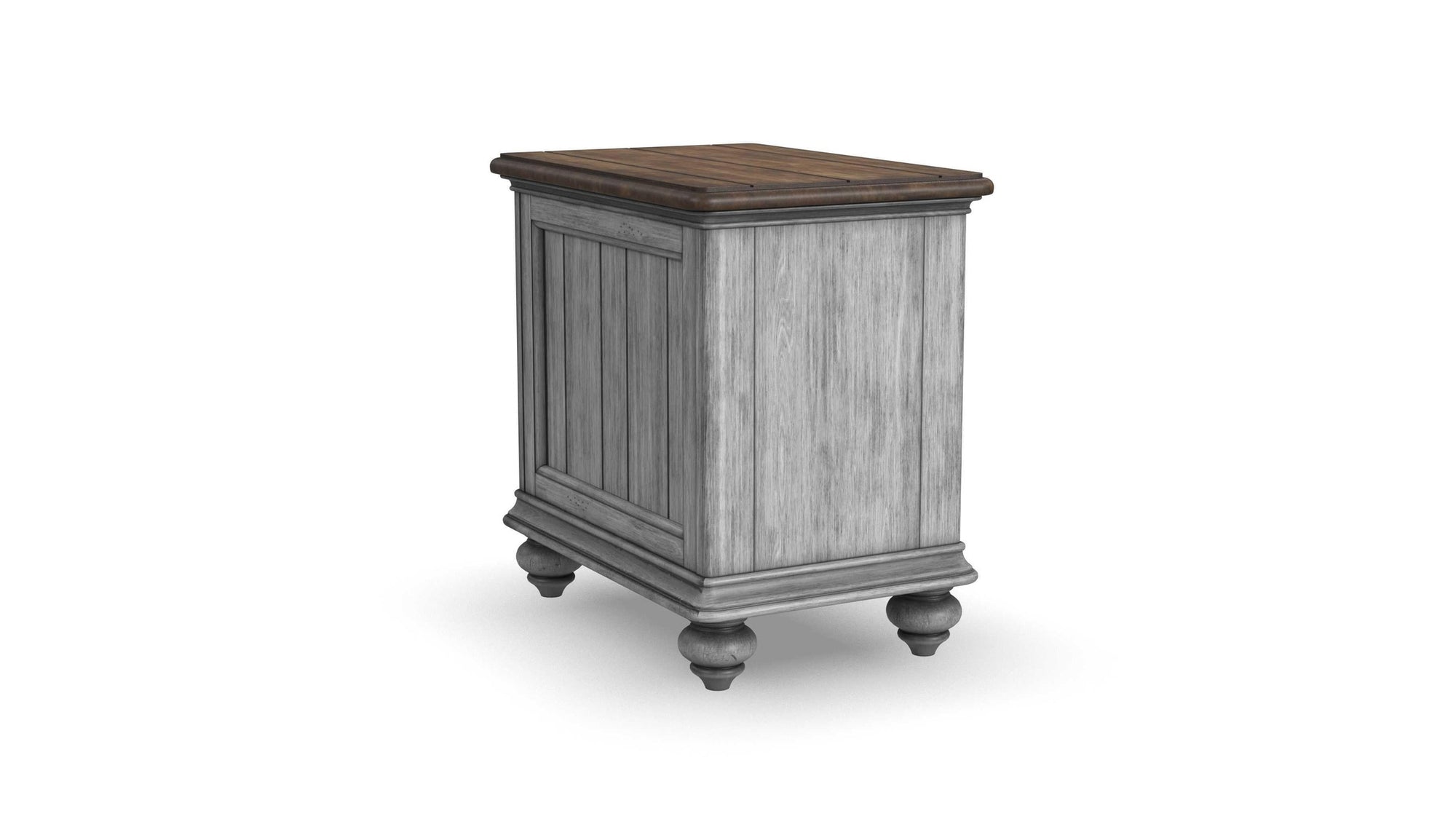 Plymouth - Chairside Table - Gray