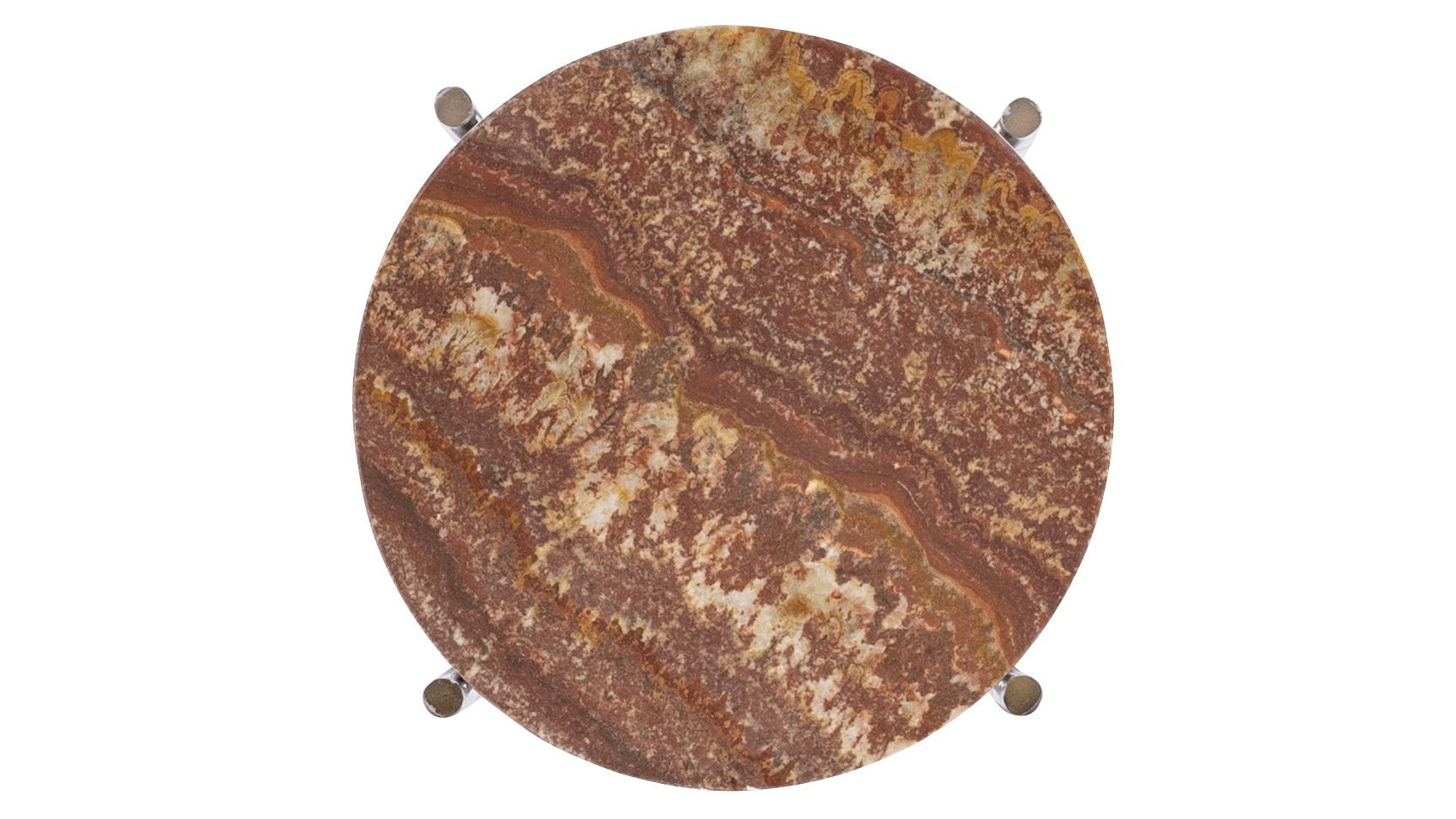 Melange - Joie De Vivre Spot Table - Red / Gold