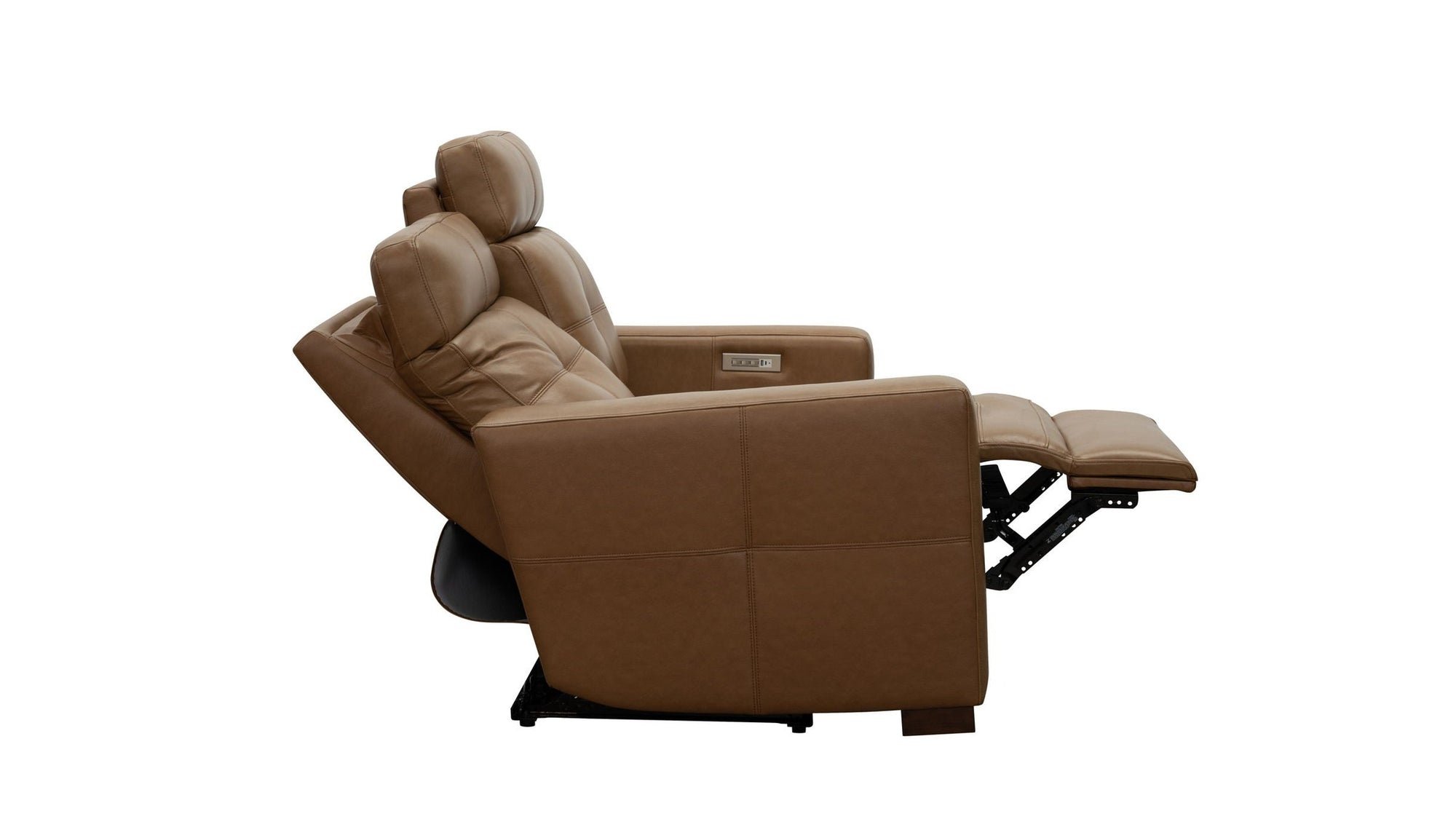 Cara - Loveseat With Power Recline, Power Headrest And Power Lumbar - Light Brown