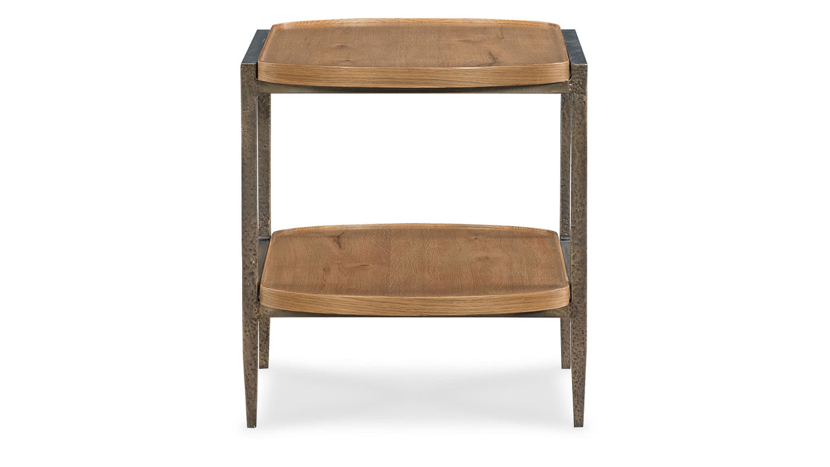 Cashiers - Tiered End Table - Almond