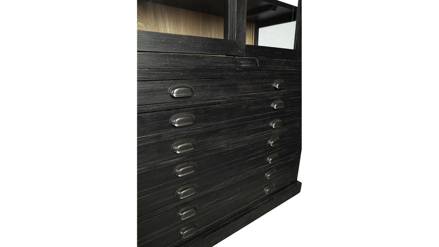 Balmoral - Single Display Cabinet - Black
