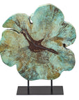 Bahati Wood - Sculpture - Blue