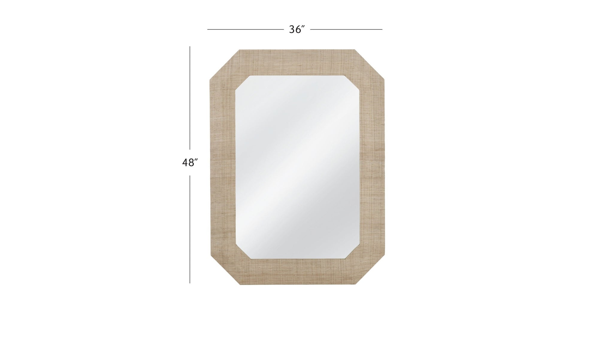 Shashi - Wall Mirror - Beige