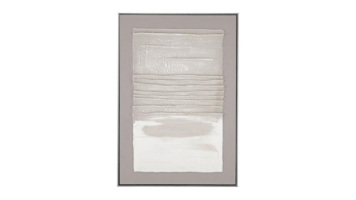 Zole II Framed Canvas - Gray