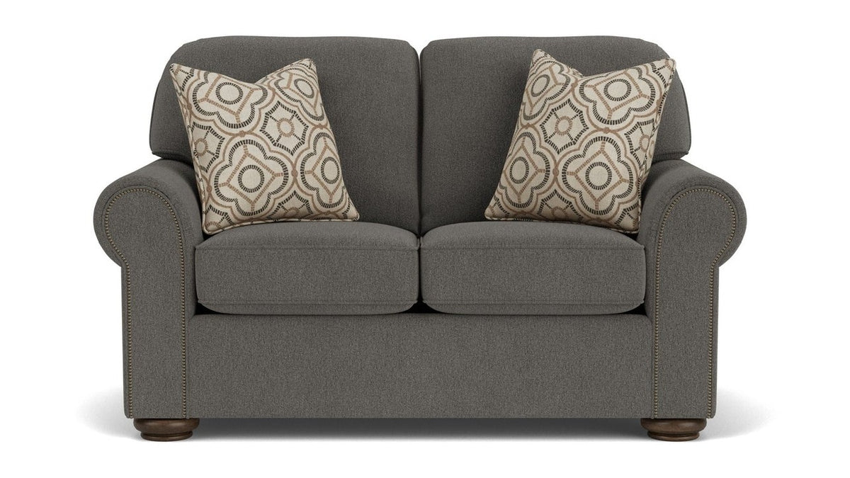 Preston - Fabric Loveseat With Nailhead Trim