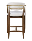 Moxie - Counter Stool - Walnut / White