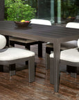 Polanco - Outdoor Aluminum Dining Table - Black