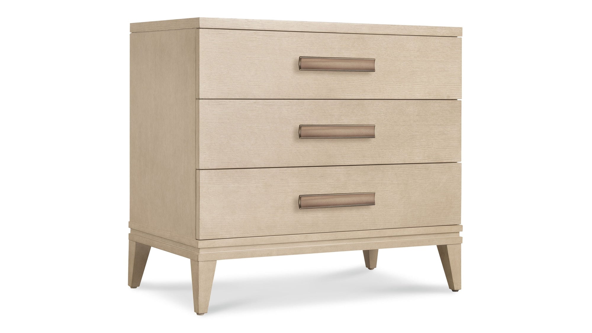 Westwood - Three-Drawer Nightstand - Beige