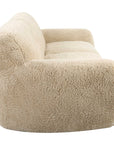 Abide - Rounded Sheepskin Sofa - Beige