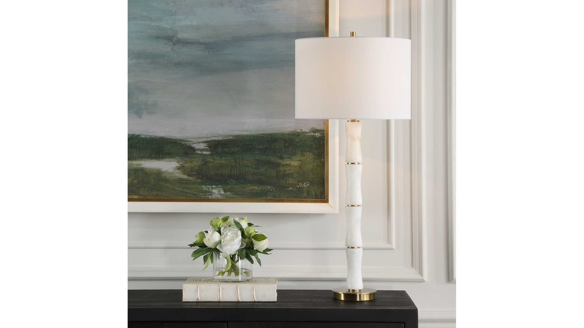 Unify - Alabaster Table Lamp