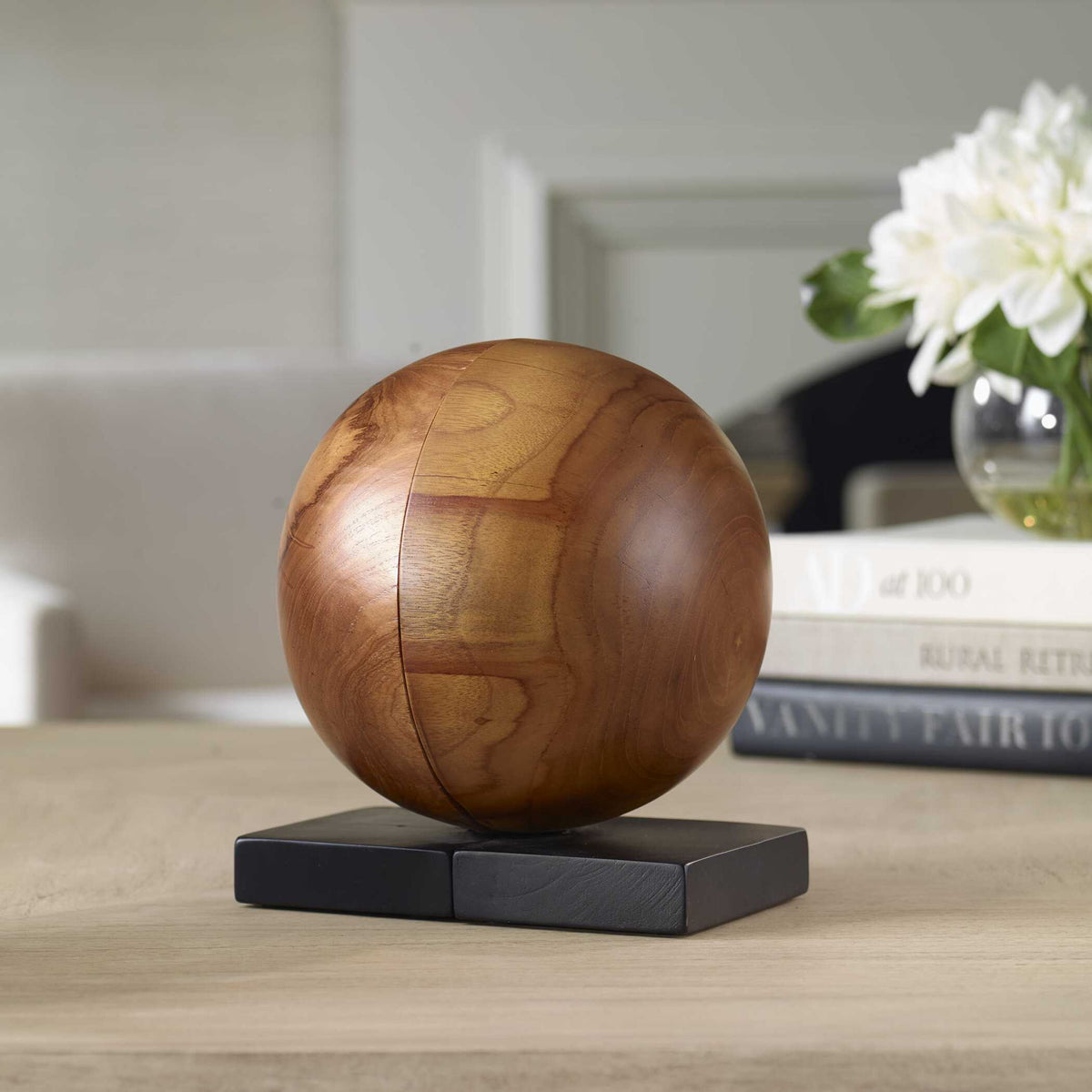 Teak And Noir - Bookends (Set of 2) - Light Brown