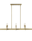 Cordoba - 8 Light Linear Chandelier - Gold