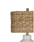 Tigris - Table Lamp - White / Light Brown