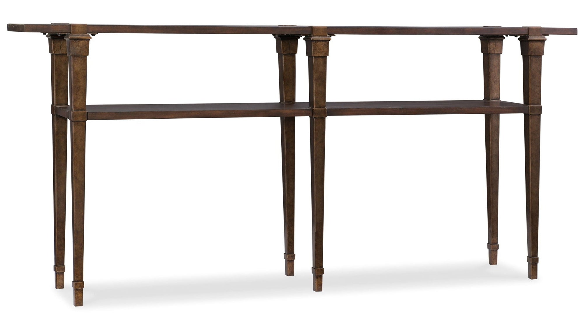 Commerce And Market - Skinny Console Table - Dark Brown