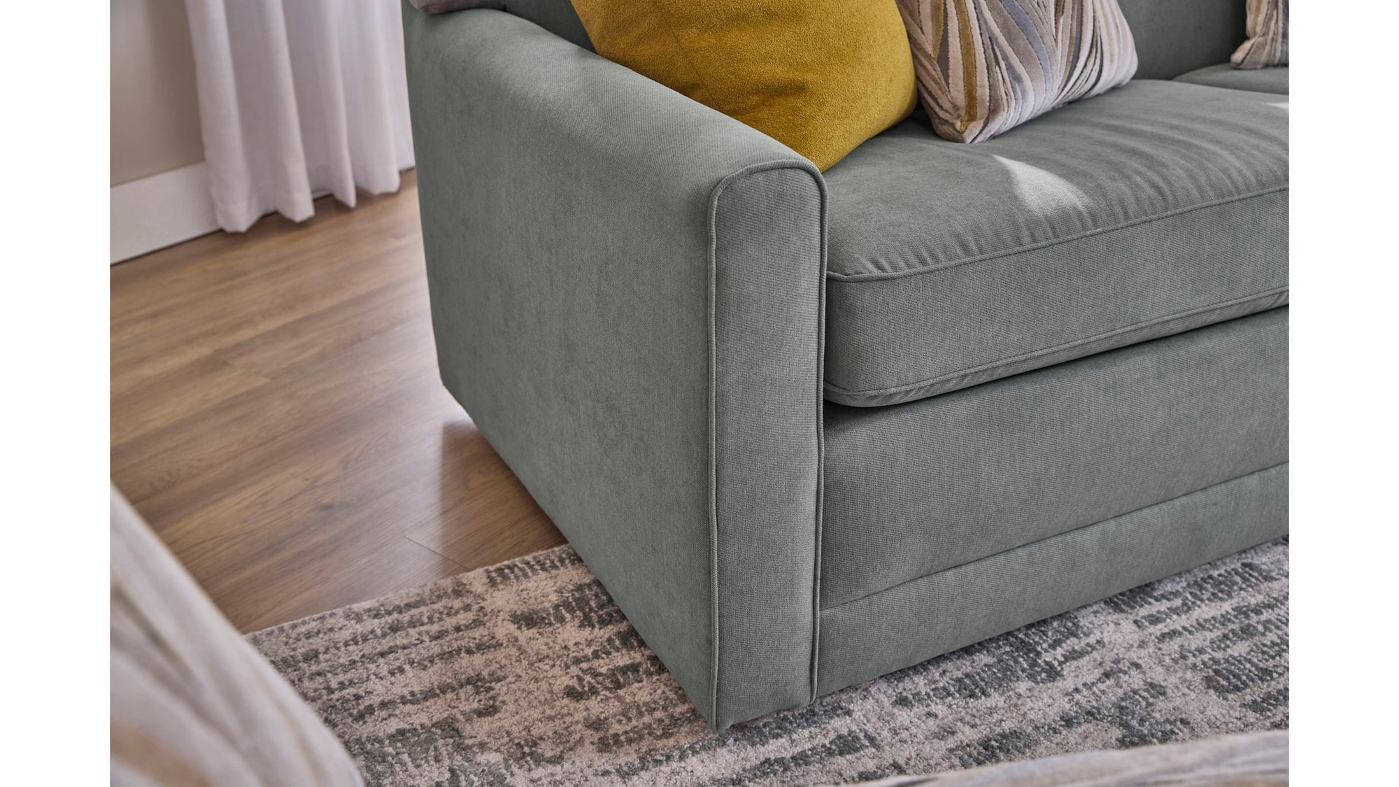 Aggie - Fabric Two-Cushion Sofa