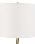 Spiraling - Cordless Brass Buffet Lamp - Black / Gold